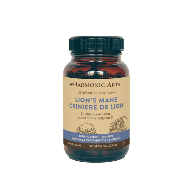 Lion's Mane Mushroom Capsules - Harmonic Arts