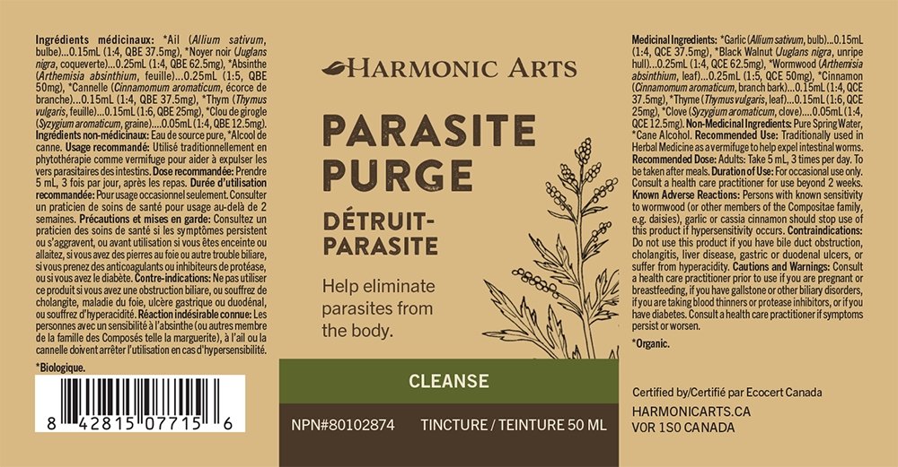 Parasite Purge Tincture - Harmonic Arts