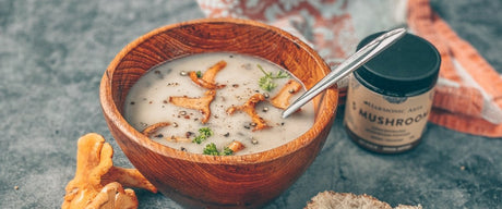 5 Mushroom Chanterelle Soup - Harmonic Arts