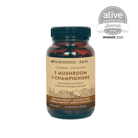 5 Mushroom Capsules - Harmonic Arts