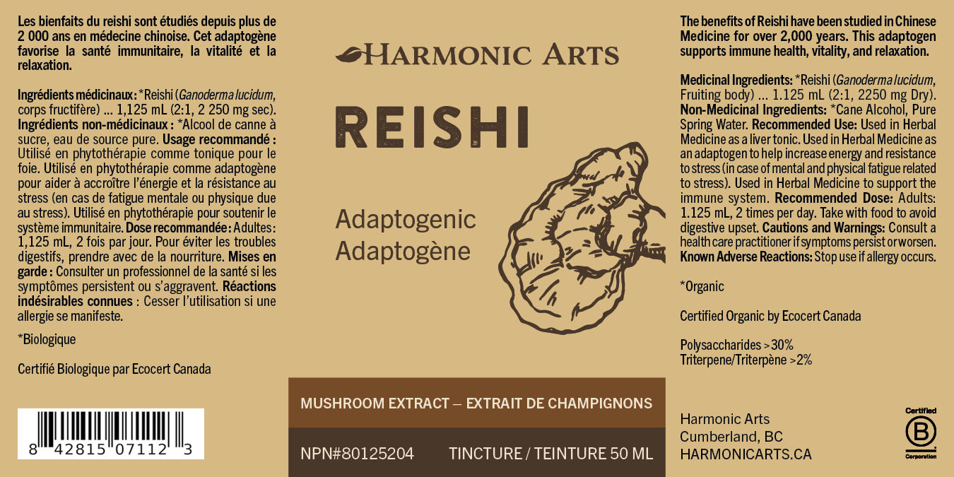 Teinture de champignon Reishi