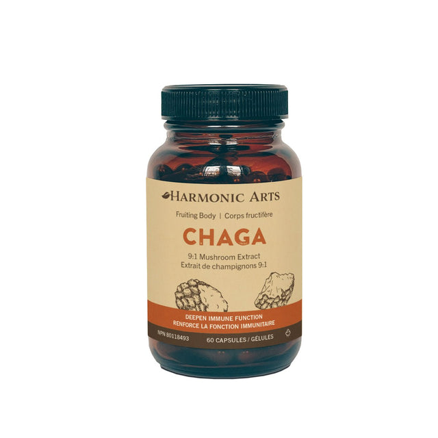 Chaga Mushroom Capsules - Harmonic Arts