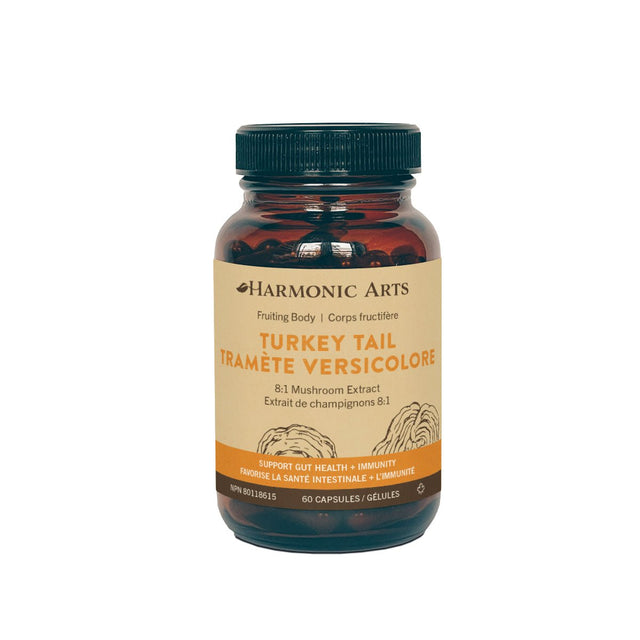 Turkey Tail Mushroom Capsules - Harmonic Arts