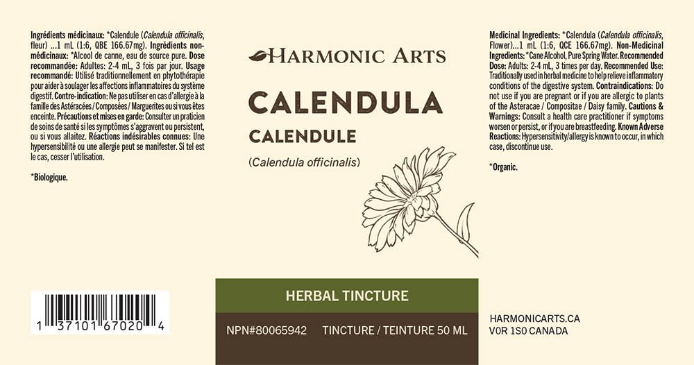 Calendula Flower Tincture - Harmonic Arts