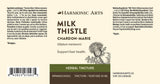 Milk Thistle Seed Tincture - Harmonic Arts