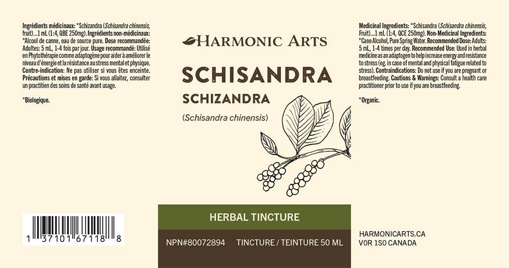 Schisandra Berry Tincture - Harmonic Arts